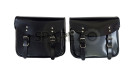 For Royal Enfield Goan Classic 350 Leather Pannier Bags With Mounting - SPAREZO For Royal Enfield Goan Classic 350 Leather Pannier Bags With Mounting - SPAREZO